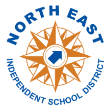  A compass pointing to northeast which is the school district logo
